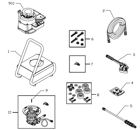 Craftsman Pressure Washer 580752011 Parts